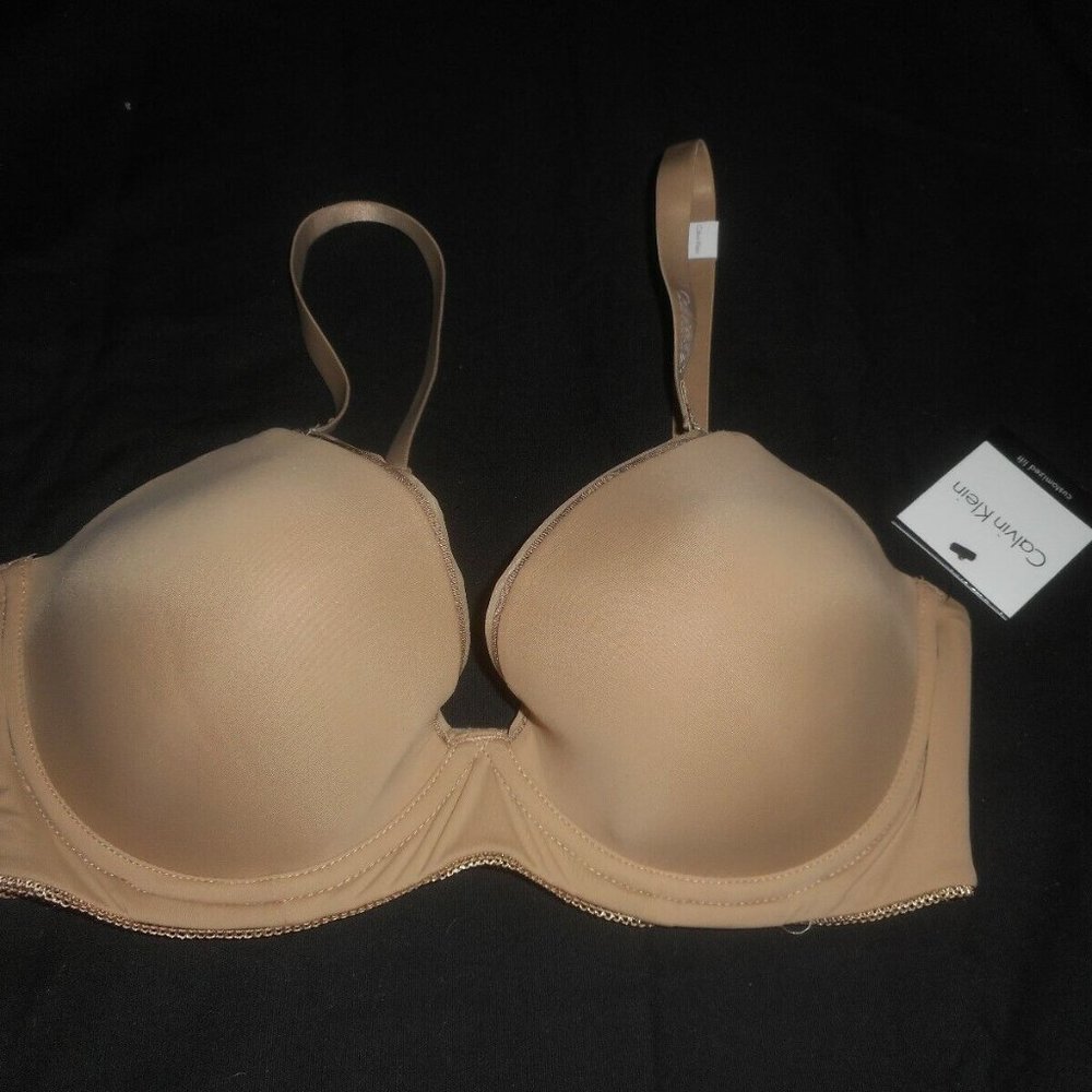 Calvin Klein Nude/Tan Molded T-Shirt Bra